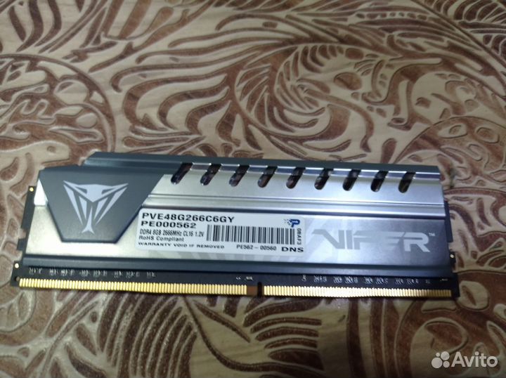 Оперативная память ddr4 8gb patriot viper