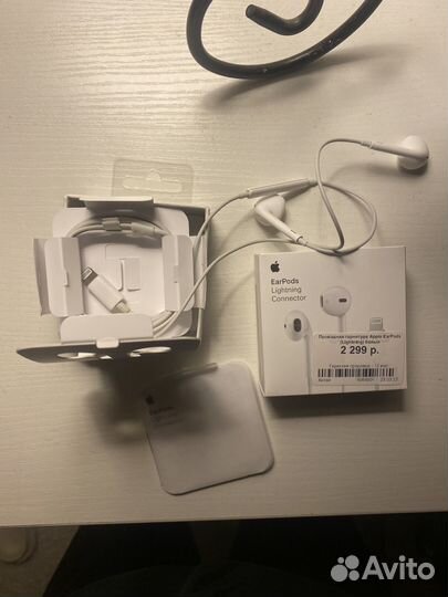Наушники apple earpods lightning