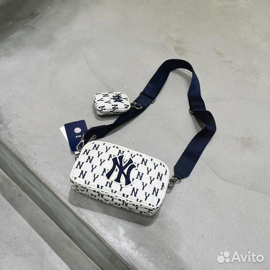 Сумка MLB NY Monogram Bag White Оригинал