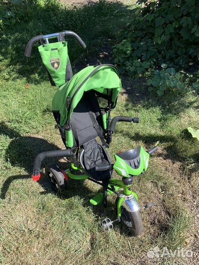 Детский трехколесный велосипед lamborghini