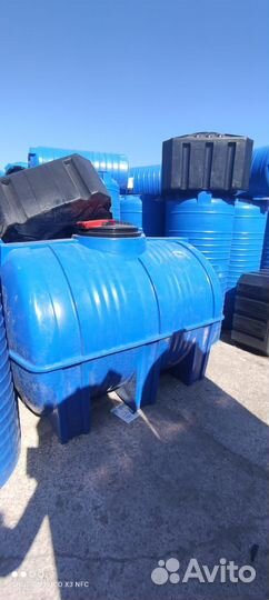 Емкость пластиковая горизонтальная 3000 литров