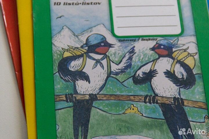 Набор тоненьких альбомов с животными (Чехия)