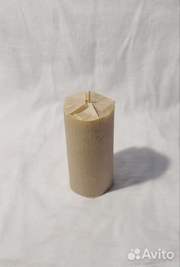 Натуральные восковые свечи (рифлёная)