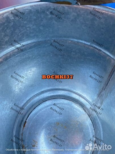 Бочка оцинкованная бу железная 40л, 206л