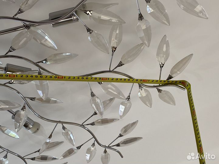 Люстра потолочная бу хрустальная