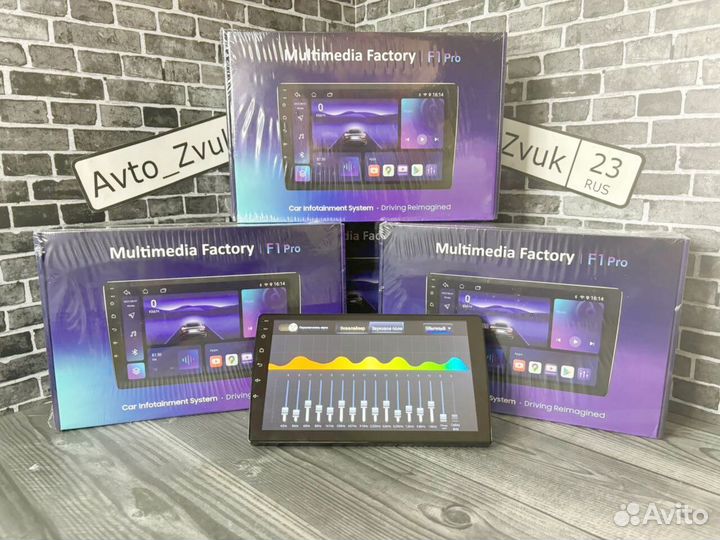 Магнитола android Multimedia Factory F1 Pro 9