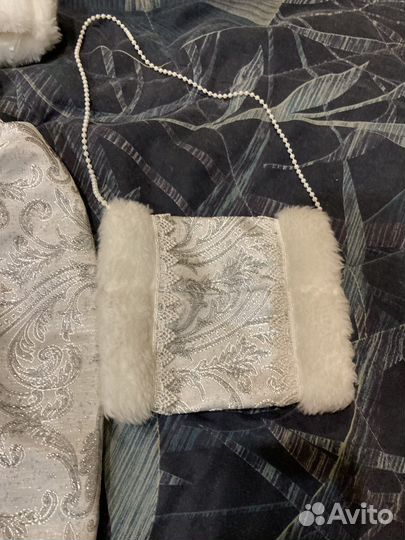 Новогодний костюм снегурочки 100-110