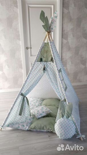 Детский виг-вам /палатка, полный комплект новый
