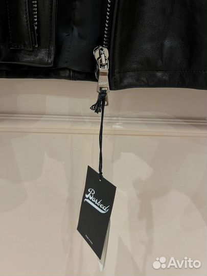 Кожаная куртка barbed