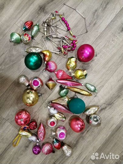 Елочные игрушки СССР советские старые