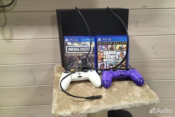 Sony playstation 4 fat 1tb + игры