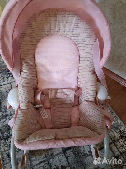 Детские качели шезлонг для новорожденных