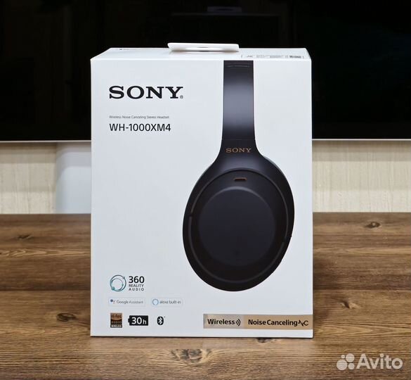 Беспроводные наушники Sony WH-1000XM4 (черные)