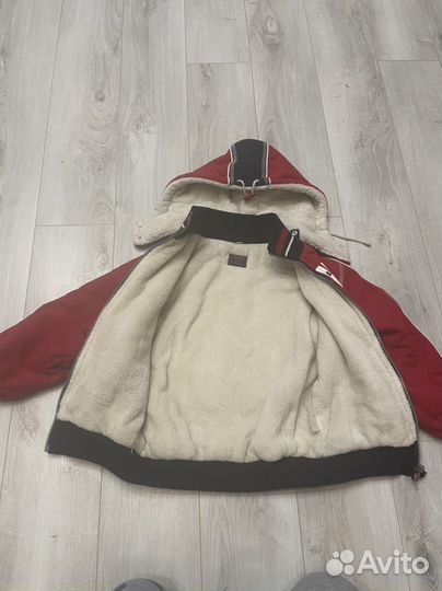 Куртка с капюшоном утепленная детская