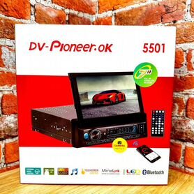 Магнитола с выдвижным экраном Pioneer 5501