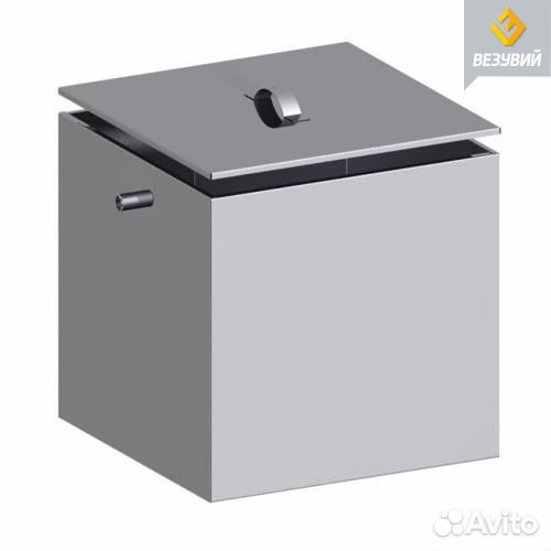 Бак 125л нержавейка под контур прямоугольный (Вез