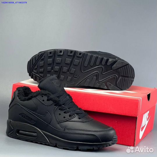 Кроссовки Nike Air Max 90 (с мехом) (Арт.61978)