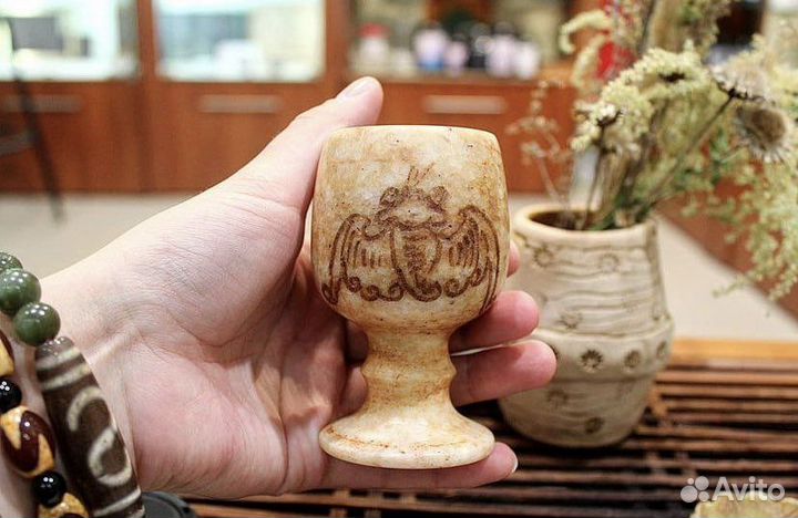 Старый Кубок-пиала нефрит Сю Юй