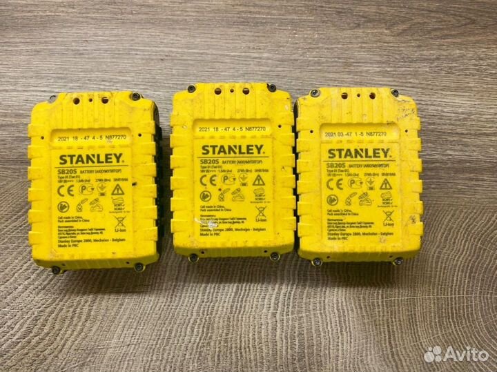 Аккумулятор stanley 18V