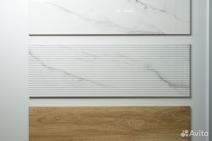 Керамическая плитка Marble white wall 300x900