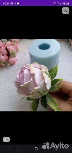 Молд силиконовый- роза