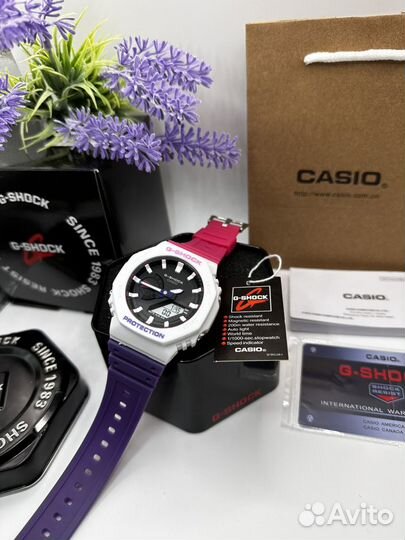 Часы casio g shock ga 2100 разноцвет