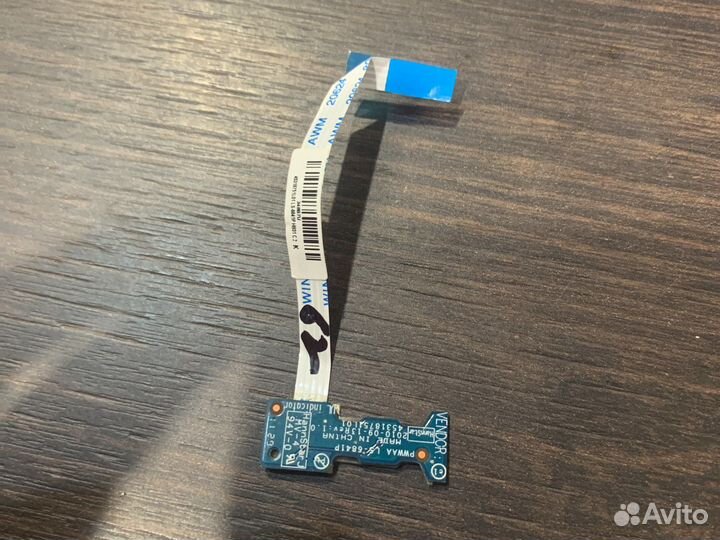 Плата кнопки включения для ноутбука Toshiba c660