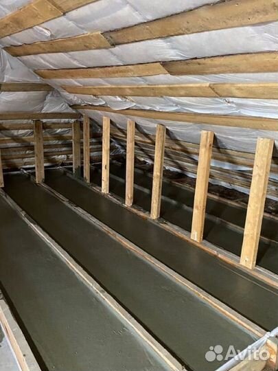 Утепление пенобетоном