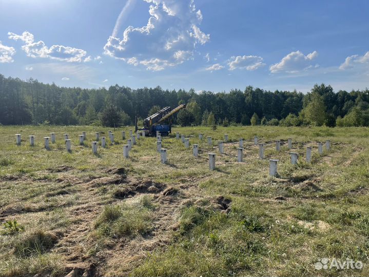 Железобетонные сваи для дома под ключ