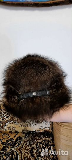 Шапка мужская енотовая