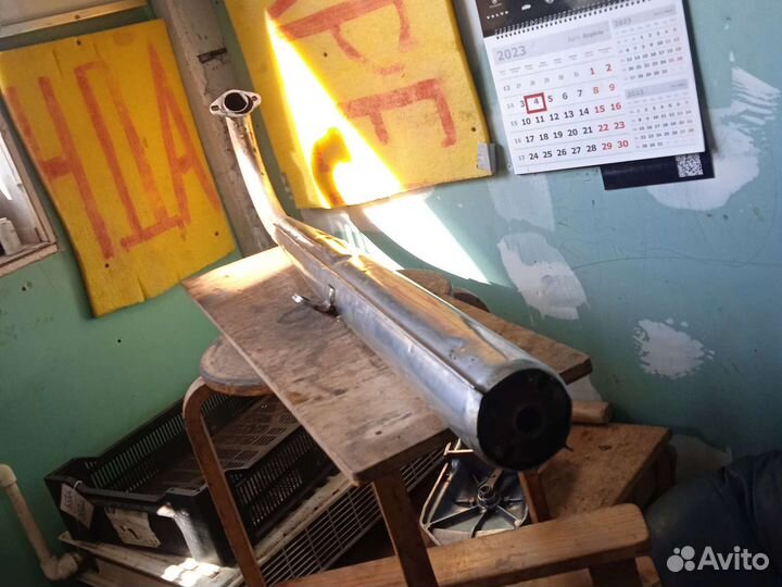 Правый глушитель мотоцикла Иж Юпитер 5