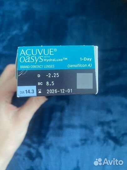 Линзы acuvue oasys -2.25