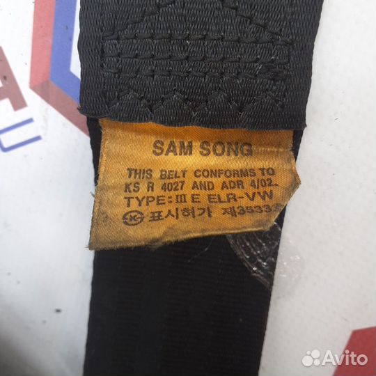 Ремень безопасности передний левый daewoo matiz