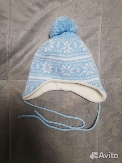 Шапка, рукавицы для мальчика от 1.5 до 4 лет