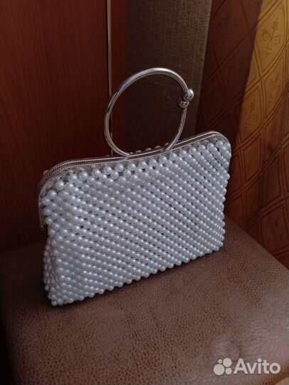 Готовая сумка из бусин