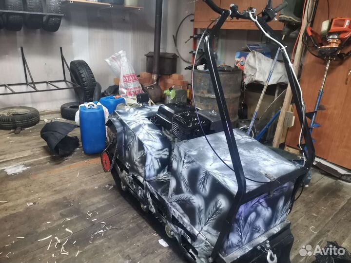 Мотобуксировщик Бурлак Эко Букс