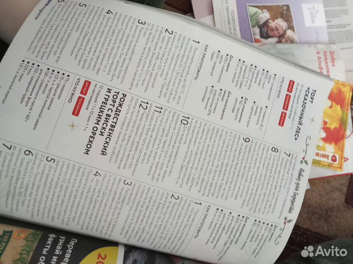 Журнал с рекламой и рецептами