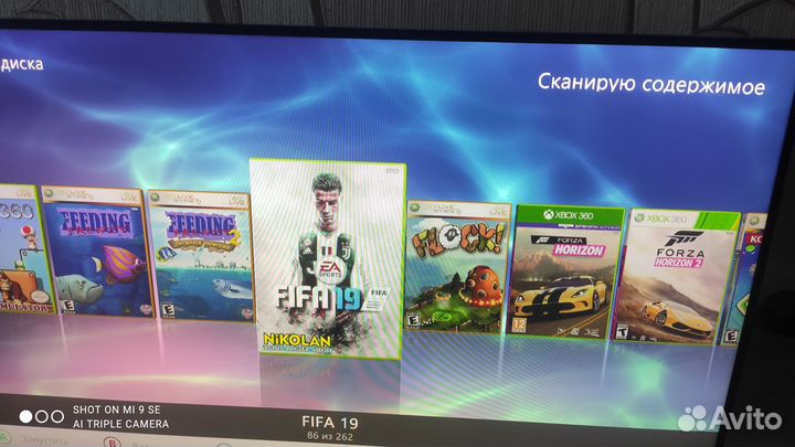 Xbox 360 прошитый freeboot, 260 игр, 2 джойстика