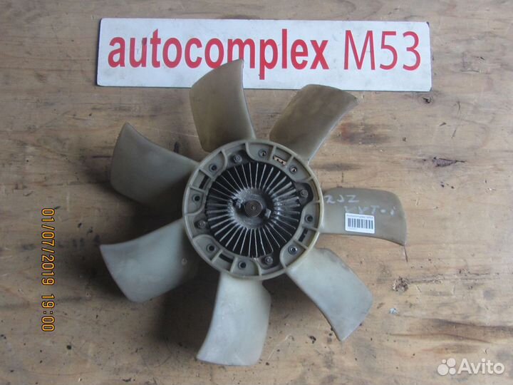 Вискомуфта с вентилятором на двс 2JZ-GE VVT Toyota