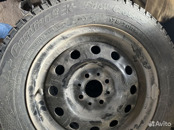 Зимние колеса (комплект) Cordiant R14 в сборе