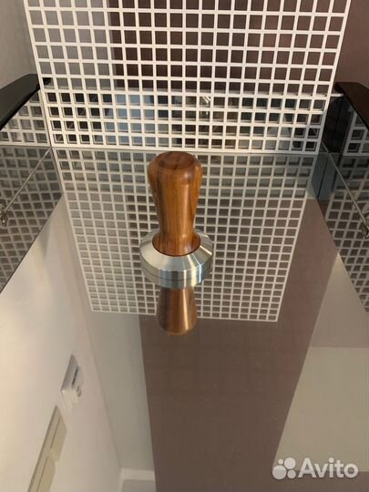 Темпер сталь с деревянной ручкой 58мм