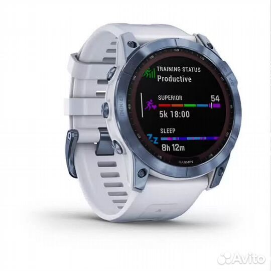 Garmin Fenix 7X Solar Sapphire Edition Mineral Blu