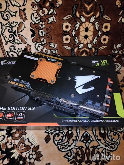 Б/у - GeForce GTX 1080 aorus xtreme edition 8GB