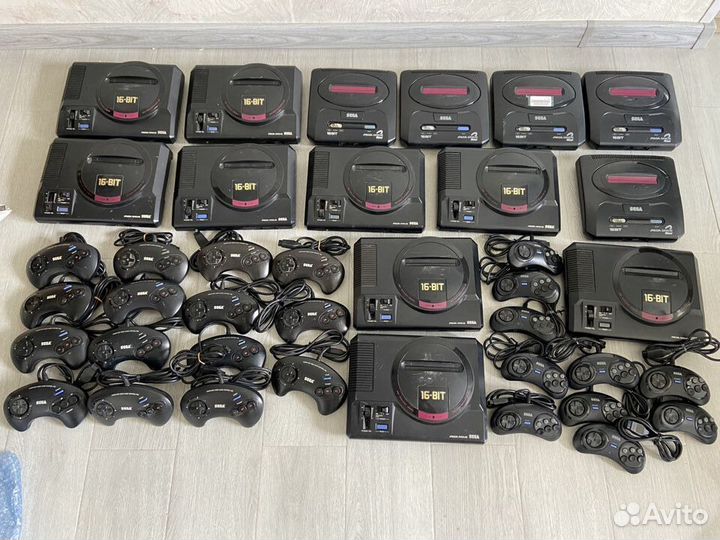 Sega mega drive 1 и 2 оригинал из Японии ntsc