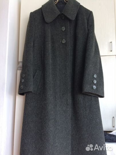 Пальто демисезонное утепленное разм 54