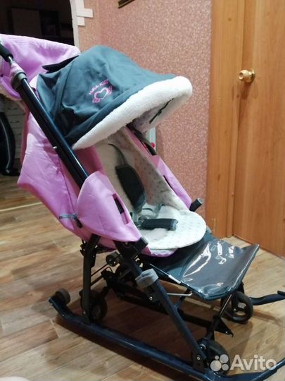 Детские санки коляска