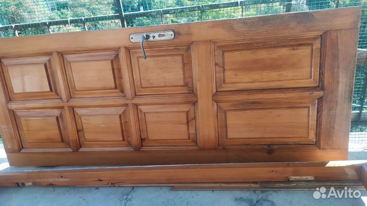 Дверь входная бу деревянная с коробкой