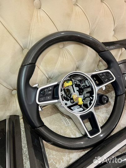 Руль карбон Porsche Cayenne/panamera/macan/911