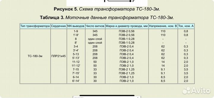 Трансформатор тс 180-3м