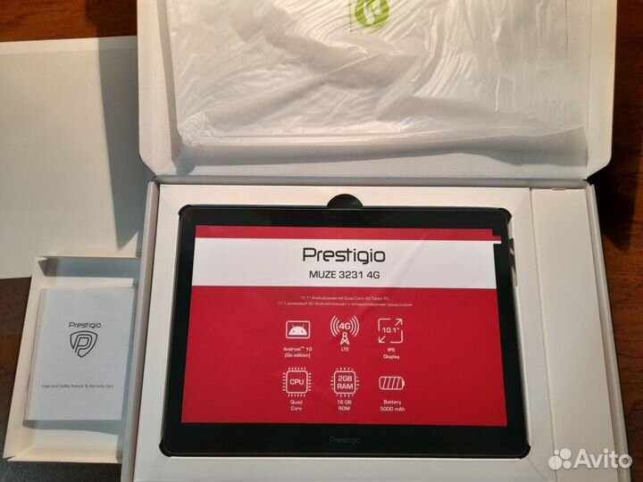 Планшет prestigio muze 3231 4G новый